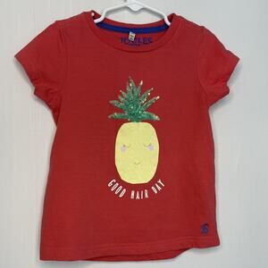Joules T's Pineapple Good Hair Day Tee Size 5 110cm